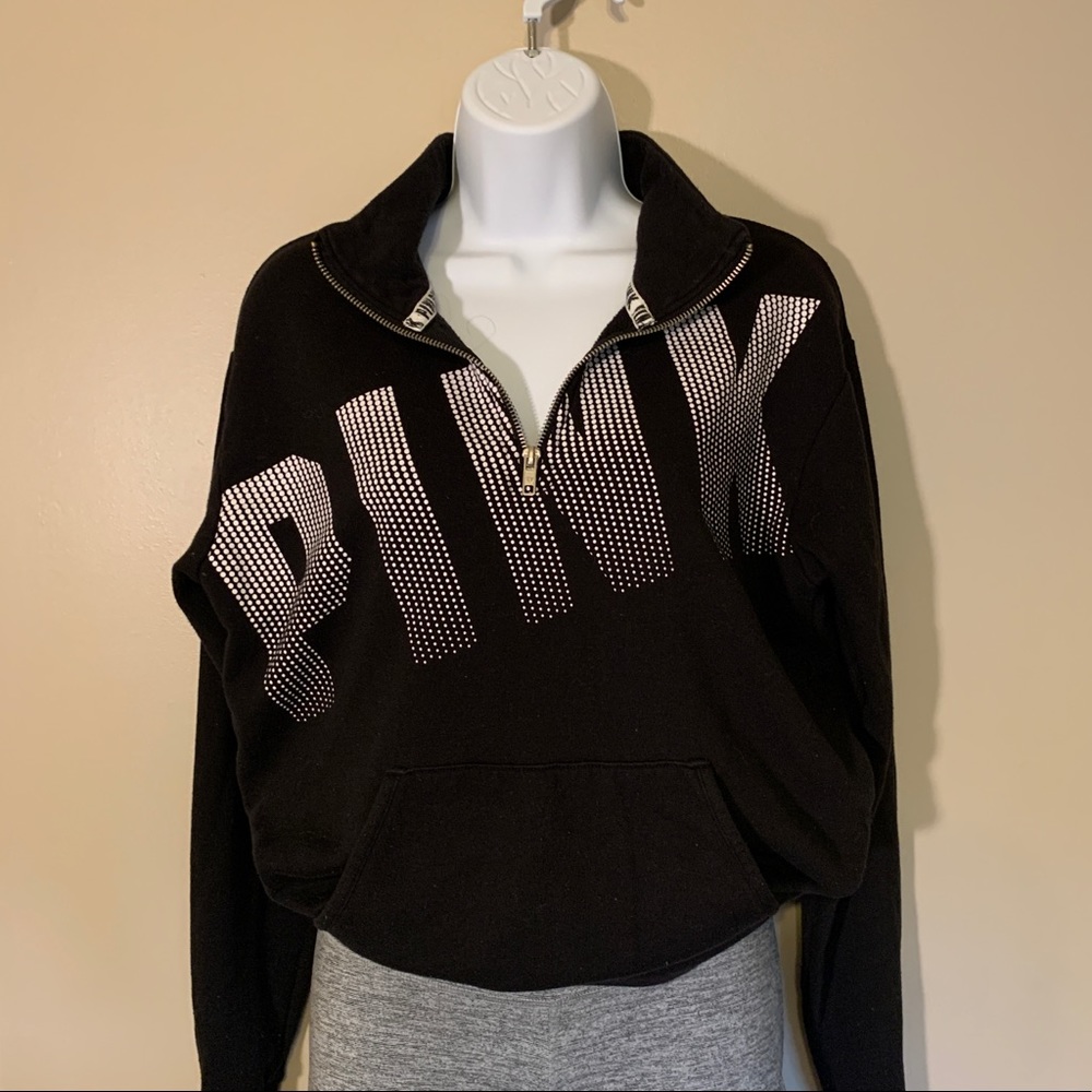 VS PINK quarter zip sweatshirt